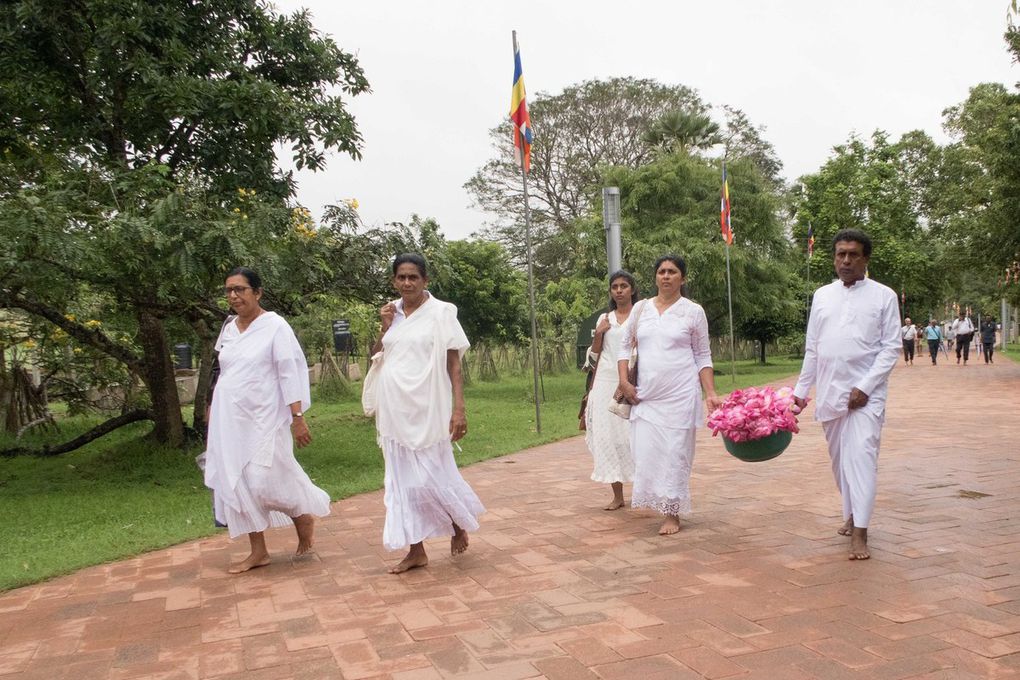 Des temples Boudhistes au Sri Lanka