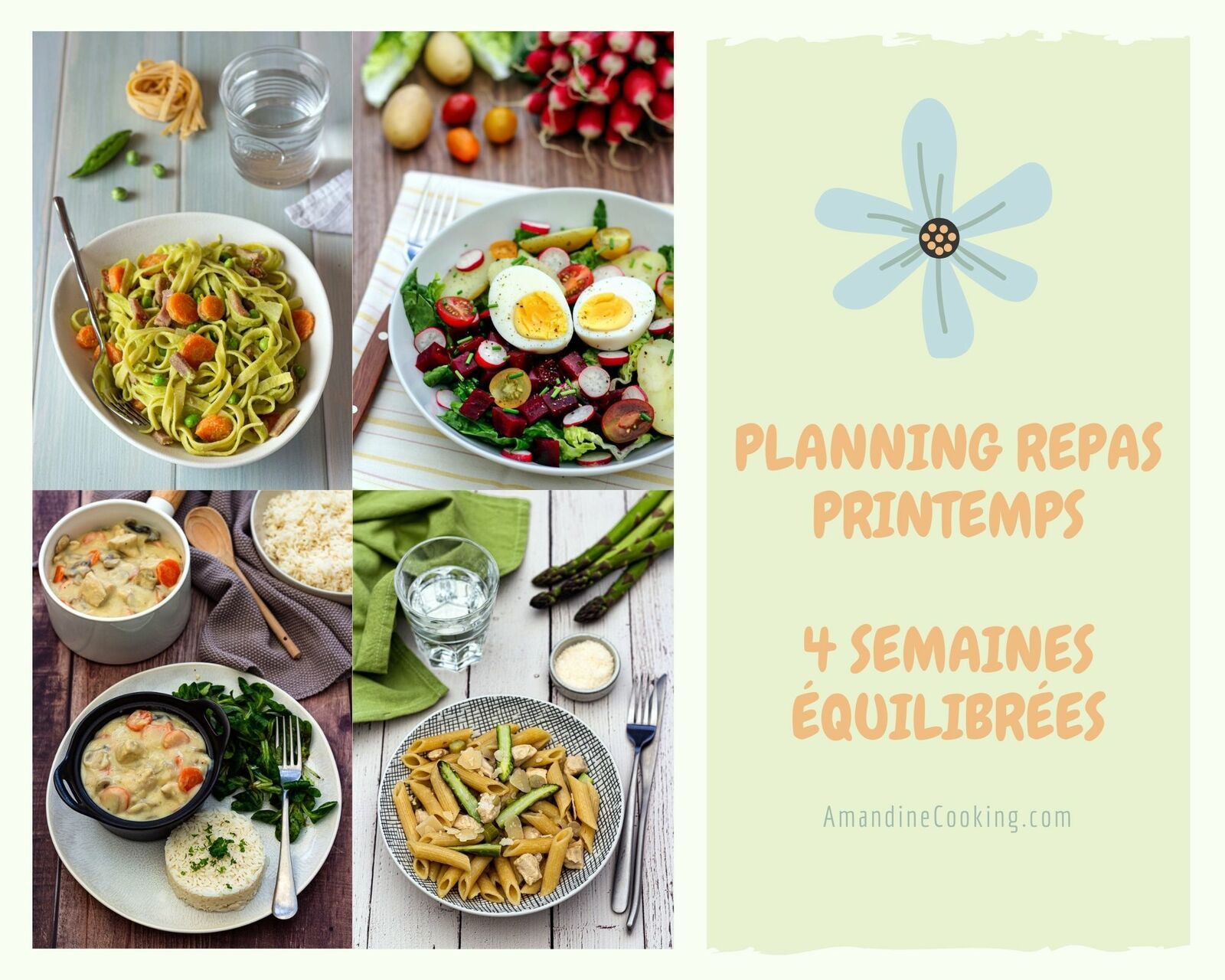 Une Semaine de Repas Équilibré - Plat et Recette, Recette