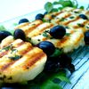 HALLOUMI GRILLÉ AU BASILIC & AIL