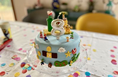 Un Anniversaire Super Mario 1 Les Invitations Tutoriel Pompons Et Macarons