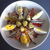 Salade de riz façon salade niçoise - La cuisine de Fanie