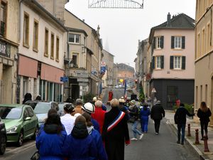 Sainte Barbe des mineurs d'Algrange en 2024 (de l'EHPAD Le Witten à l'église saint Jean Baptiste)
