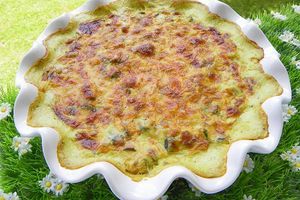 GRATIN DE COURGETTES AU BASILIC (thermomix)