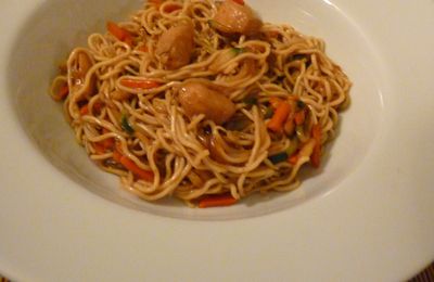 Shop Suey de Poulet et Noodles (Sauté de mines)