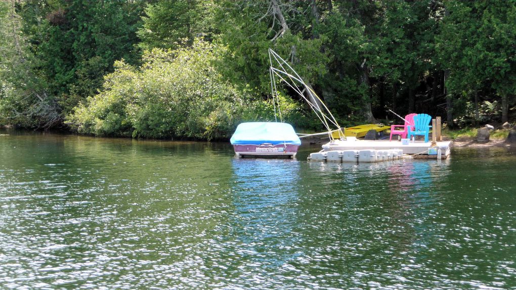 Ballade et patie de peche sur le lac Saint Adolph d'Howard