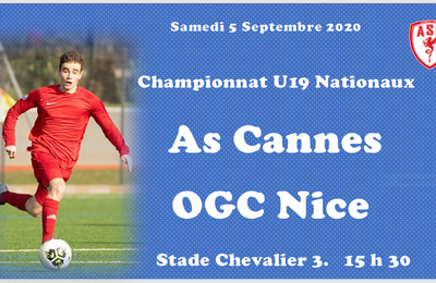 Championnat U19 National : As Cannes - OGC Nice