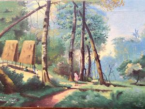 Gros plan sur le bagnard Louis Grilly, artiste-peintre, et ses tableaux sur la Guyane