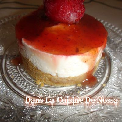 Mini-cheesecake à la fraise 