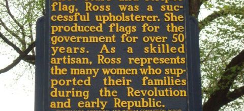 Betsy Ross et Elfreth's Alley N°289