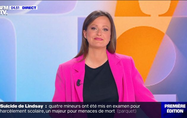 Pauline Pioche Première Edition BFM TV le 26.05.2023