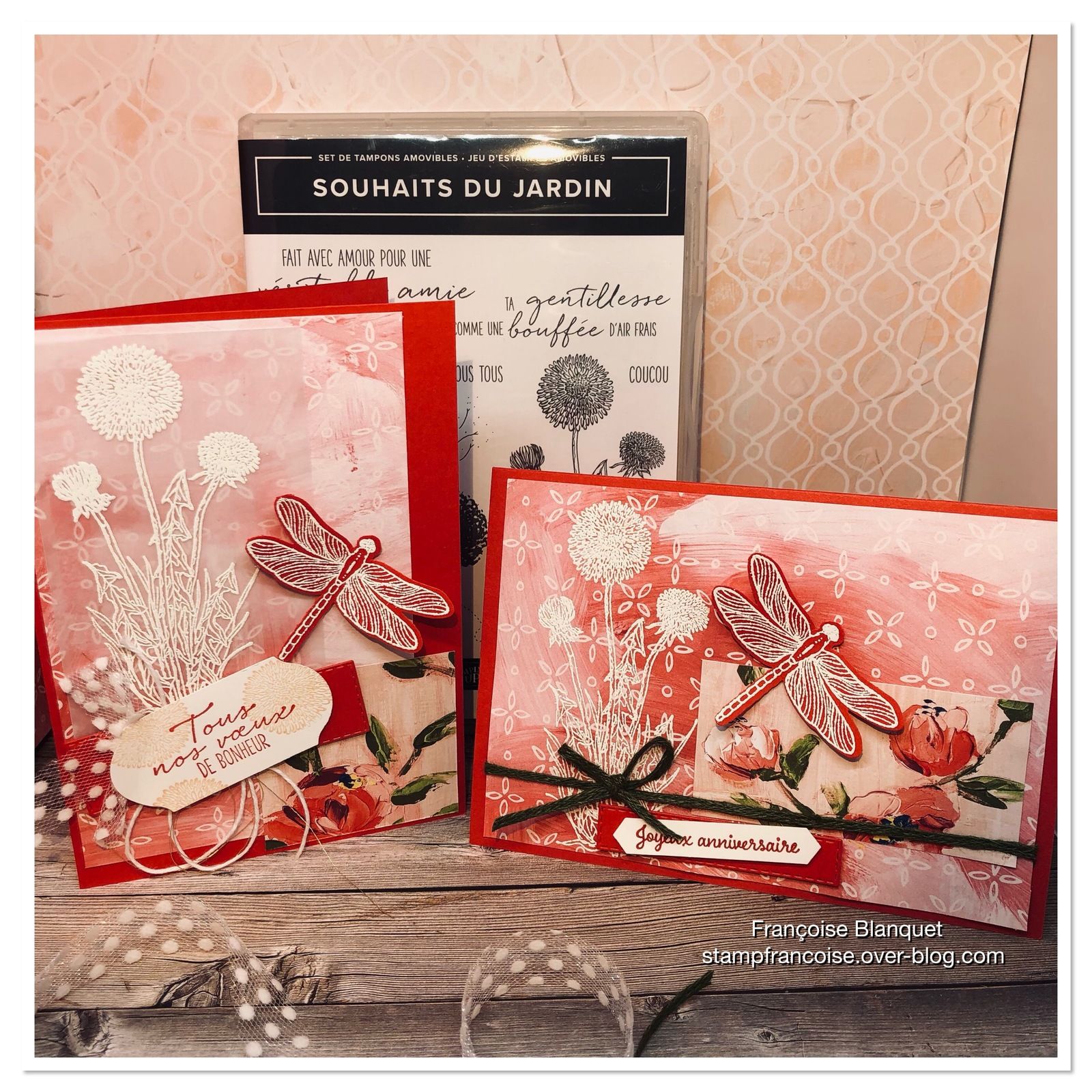 Envie De Peps Pour Mes Nouvelles Cartes De Voeux Et D Anniversaire Stampin Up Stampin Francoise