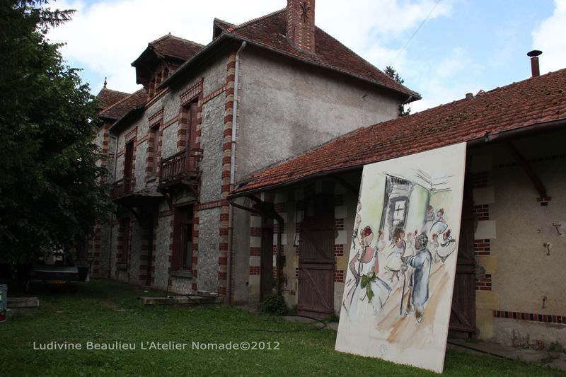 Exposition finale, elle retrace
les aventures de l'Atelier NomadeII
à la Rablais. (les photos ne sont pas dans l'ordre...) N'oubliez pas de regarder le film......