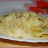 tagliatelles sauce poireaux et saint jacques