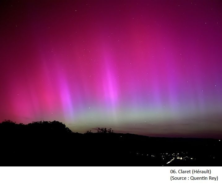 Science beauté aurores boréales France