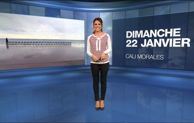 Cali Morales Météo M6 le 22.01.2017