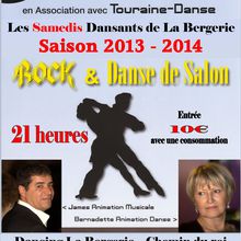 Samedi 7 Décembre 2013 Touraine Danse au Dancing La Bergerie à Amboise.