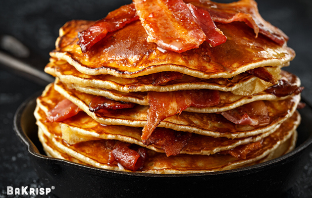 Bacon Pancakes Recipe | BaKrisp®️ Bacon Oven Racks