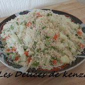 Mesfouf ou couscous aux legumes vapeur (Algerie) - Les Delices de Kenza