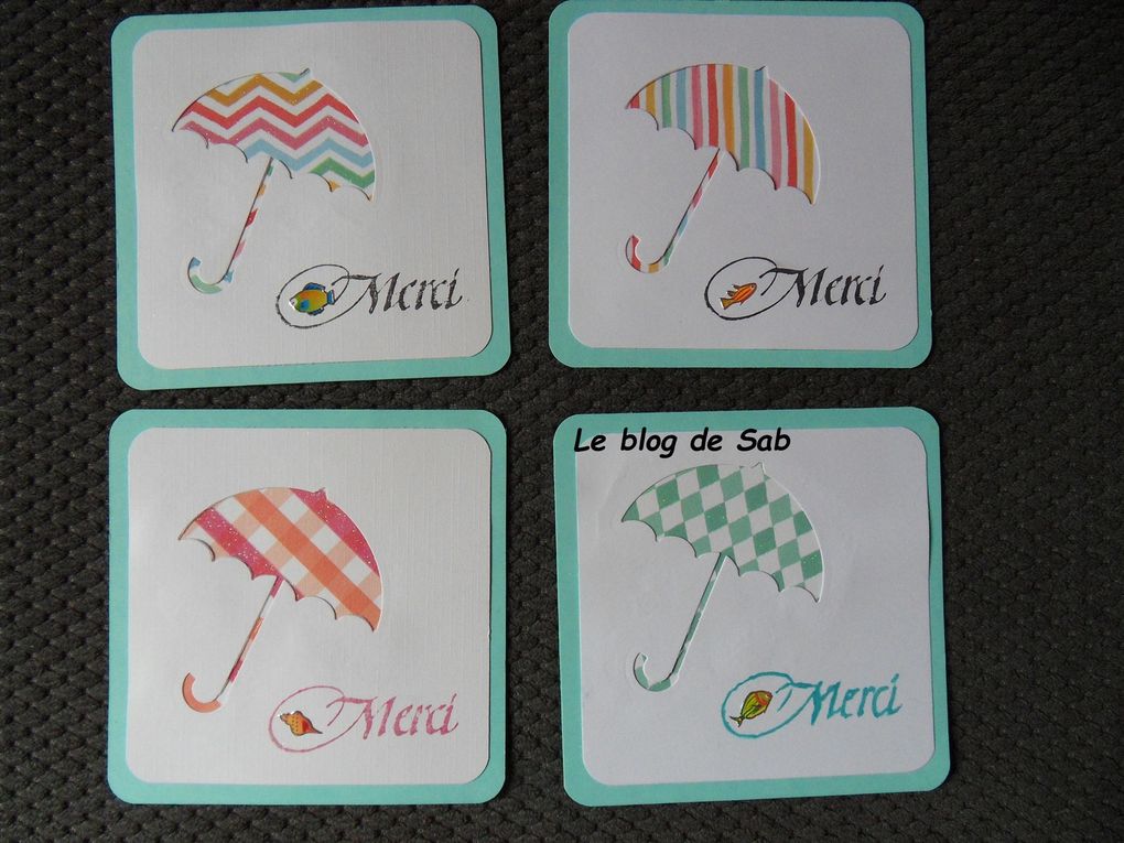 Mini cartes merci