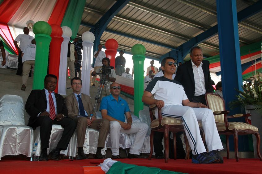 Inauguration du Kianja (Stade) Makis de Madagascar, à Andohatapenaka, par le Président Andry Rajoelina. 3ème partie. Photos: Harilala Randrianarison