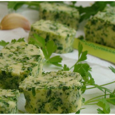 "Beurre" persillé à l'ail (pour régime) 