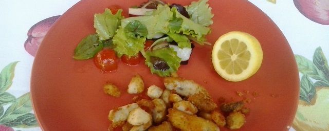 Bocconcini impanati di pesce spada (al banco del pesce di Esselunga)