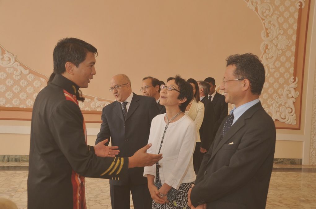 Cérémonie de présentations de vœux des corps constitués au couple présidentiel, Mialy et Andry Rajoelina. Partie 3. Photos : Harilala Randrianarison