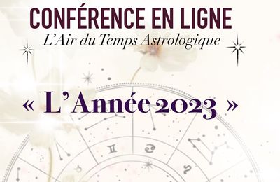 conférence en ligne "L'année 2023" 