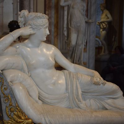 Antonio Canova -  Portrait de Paolina Bonaparte Borghese - Villa Borghèse - Rome