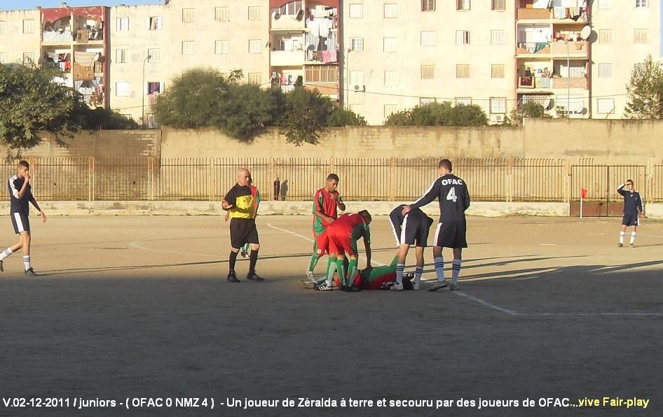 Photos des rencontres jeunes entre le NM Zéralda et AS Tagarins-Télemly et OFAC (aller et retour)