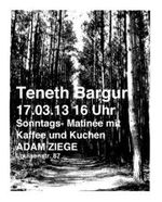 Sonntagsmatinee 16 Uhr mit Teneth Bargur, 17.03.2013