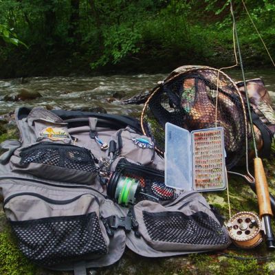 Pêche en eau froide et rapide....