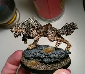 Exemple type - Thunderwolf W40K