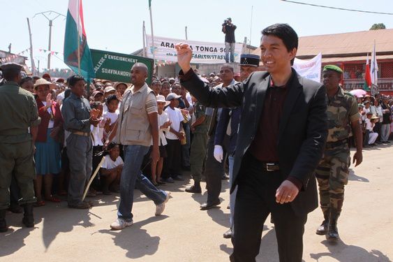 Vendredi 12 octobre 2012. Le Président Andry Rajoelina : première visite dans la Région Itasy (Soavinandriana, Analavory, Ampefy).