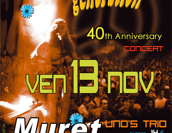 13 novembre à Muret: Dernière célébration des 40 ans de Woodstock