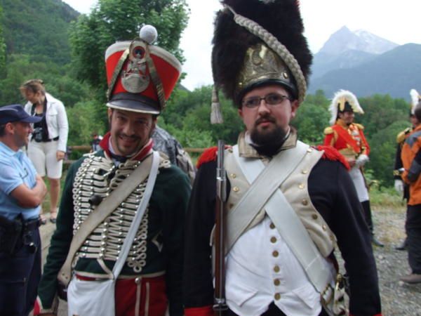 Bivouac de Corps 2007 auquel ont participé les membres de l'association Suchet, armée des Alpes.