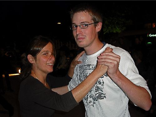 2ème soirée salsa de l'été 2009 sur les quais de Caen, auparavant cours de son cubain