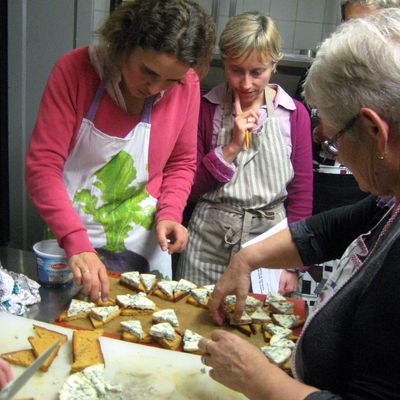 Les cours de cuisine avec Familles Rurales Chailland