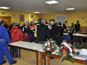 Préparation du défilé de la sainte-Barbe des Mineurs 2015 à Algrange 
