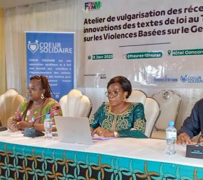 Récentes innovations des textes de loi sur les Violences basées sur le genre au Togo