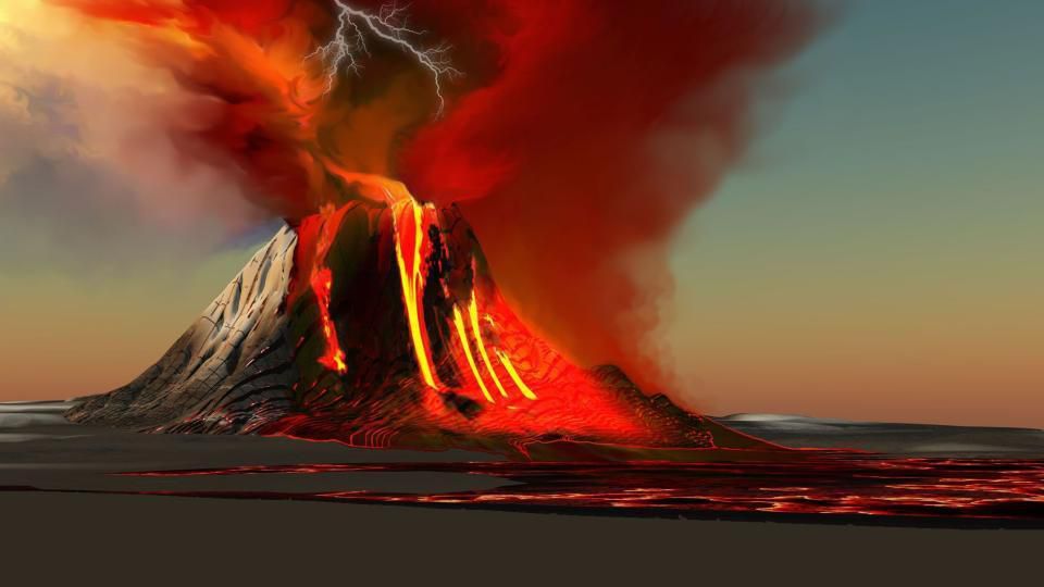 Pays Etranger- Le volcan de Kilauea