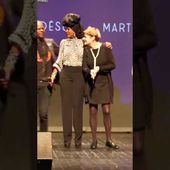 Mme Jeanine Rema, de son nom d'artiste Khadja Nin, est présidente du Festival du Film d'Amiens.