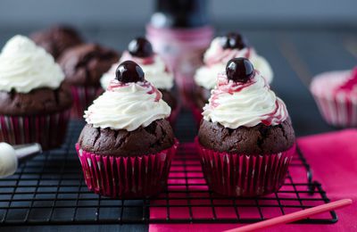 Cupcakes Forêt-Noire