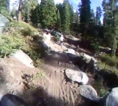 Kilian Jornet on Tahoe Rim Trail