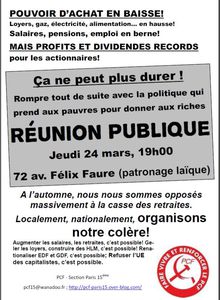 REUNION PUBLIQUE - Patronage laïque - 24 mars 2011