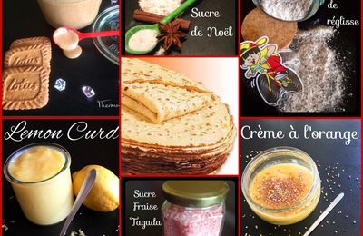 C'est la Chandeleur! Vive les crêpes et leurs accompagnements au thermomix 