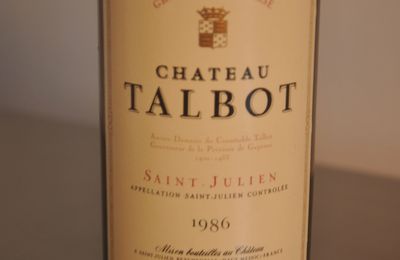 Château Talbot - Saint Julien - 1986