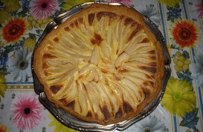 TARTE AUX POMMES A L'ALSACIENNE