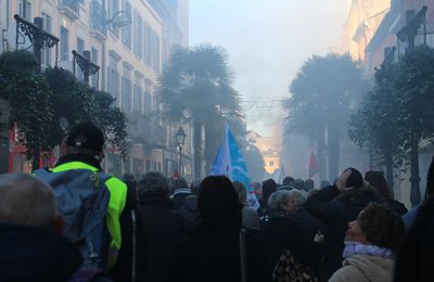 Manif retraites du 9 janvier en photos