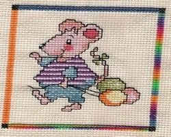 broderies pour les petits que je garde ou que j'ai gardes.